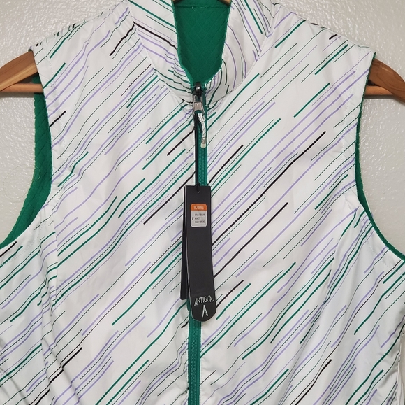 Antigua Treasure Reversible Sleeveless Golf Vest - Picture 3 of 8